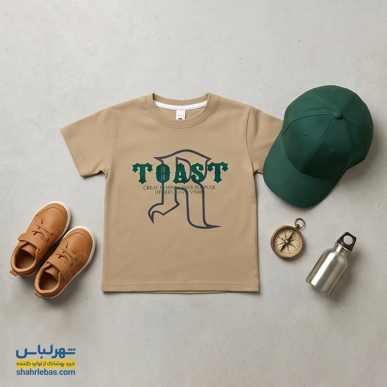 تیشرت پسرانه طرح Toast تواست کد 011 2