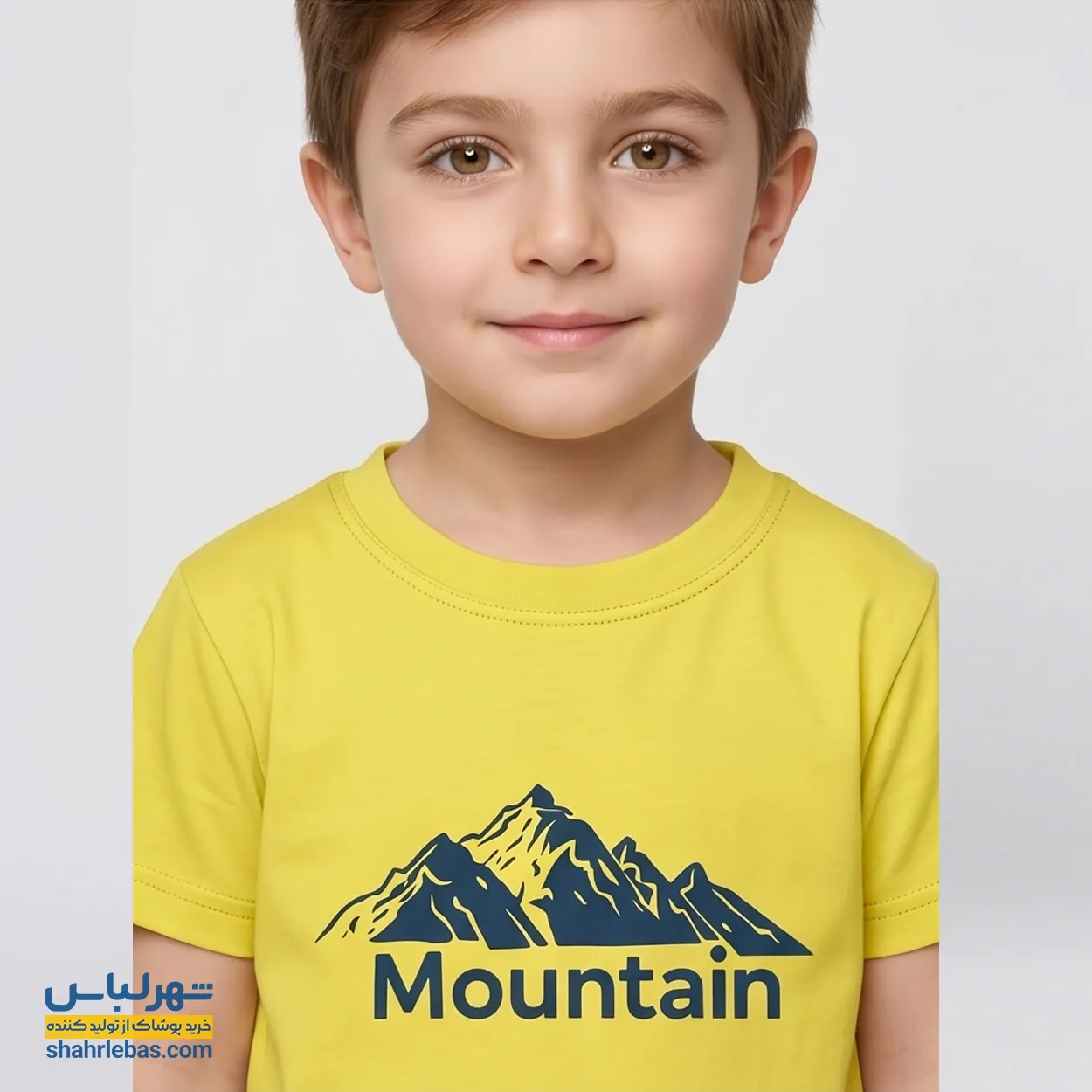 تیشرت پسرانه طرح Mountain کد 012 1