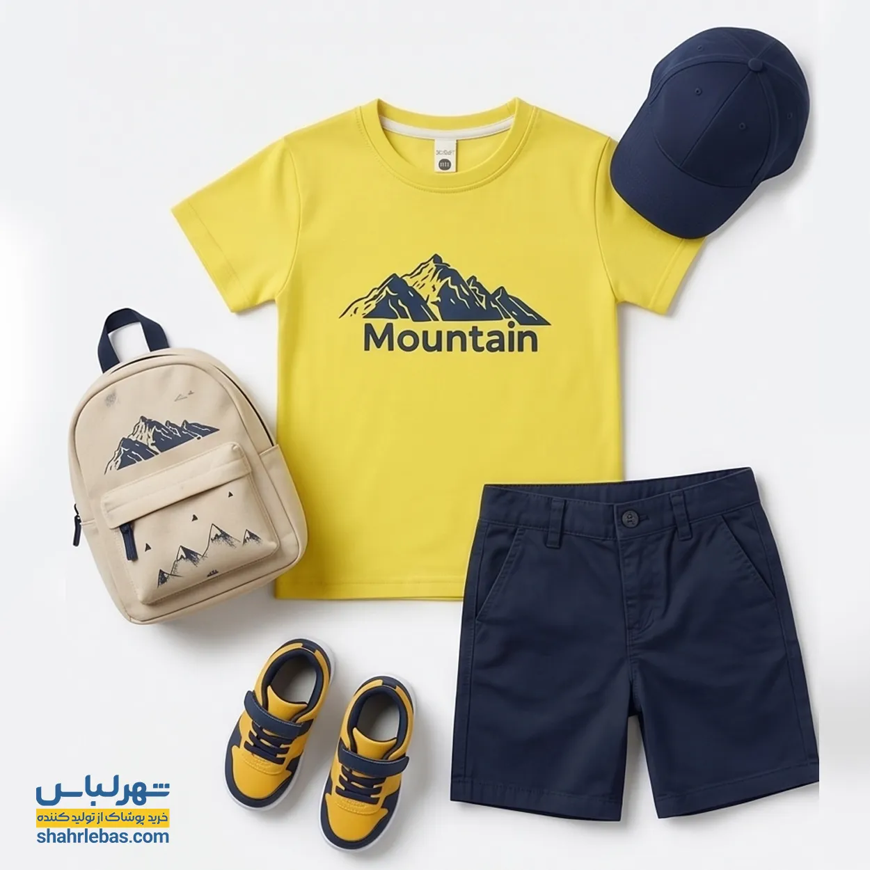 تیشرت پسرانه طرح Mountain کد 012 2