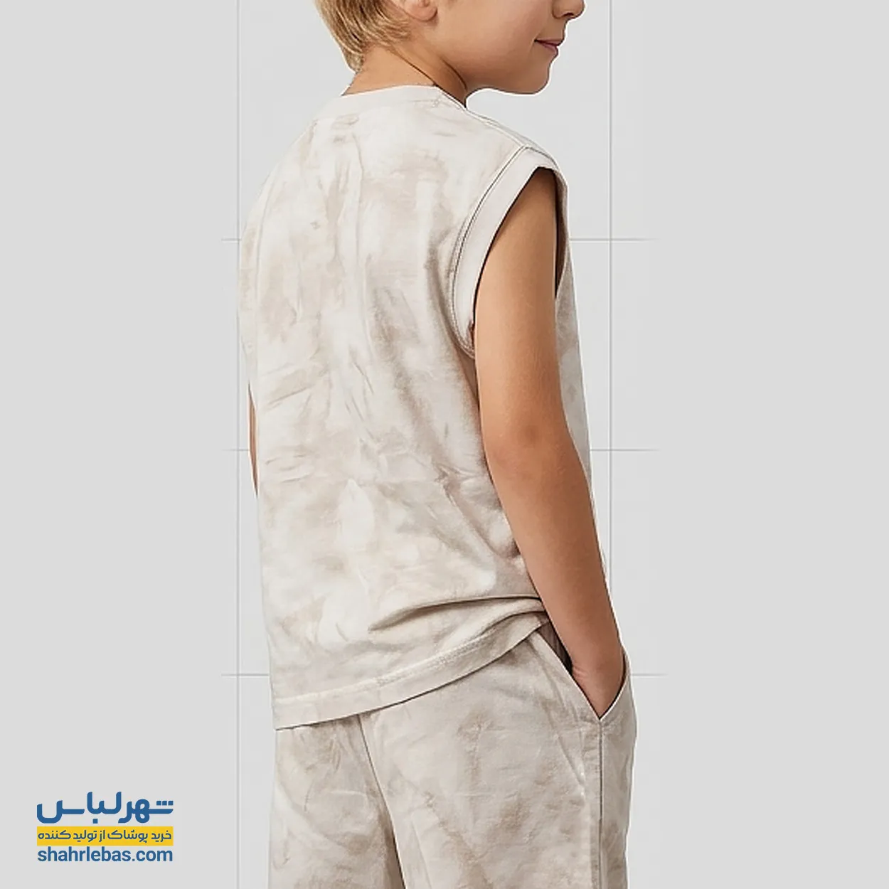 ست شلوارک و استین حلقه ای مدل 001، پنبه‌ای خنک مناسب ۳ تا ۹ سال 10